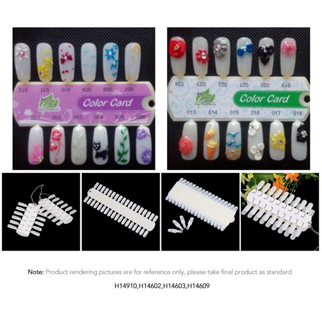 Color Card,Nail Color Swatches 36tips Professional Polish Art Polish Color 36tips Professional Display Polish Color Color Mewmewcat Color Nail Sdads Color Display Nail