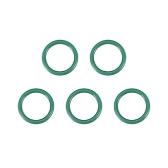 30 PCS Green FKM O-Ring Seals - 13x10.6x1.2mm CS (Cross Section) Rubber Gasket Rings For Plumbing, Automotive