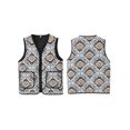 thumbnail image 2 of Yunliwuli Women’s Quilted Vest Classic Sleeveless V Neck Open Front Cardigan Padded Coat Fall Outwear, 2 of 9