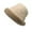 Beige, variant on Dyfzdhu Winter Bucket Hats for Women Trendy Solid Fuzzy Fleece Fisherman Cap Outdoor Thick Warm Beige