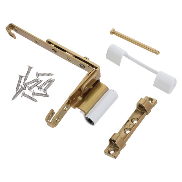 EXHUMKY 1Jgo Bisagra Para Ventana Con Estructura Firme Y Acabado Dorado Ideal Para Uso Doméstico