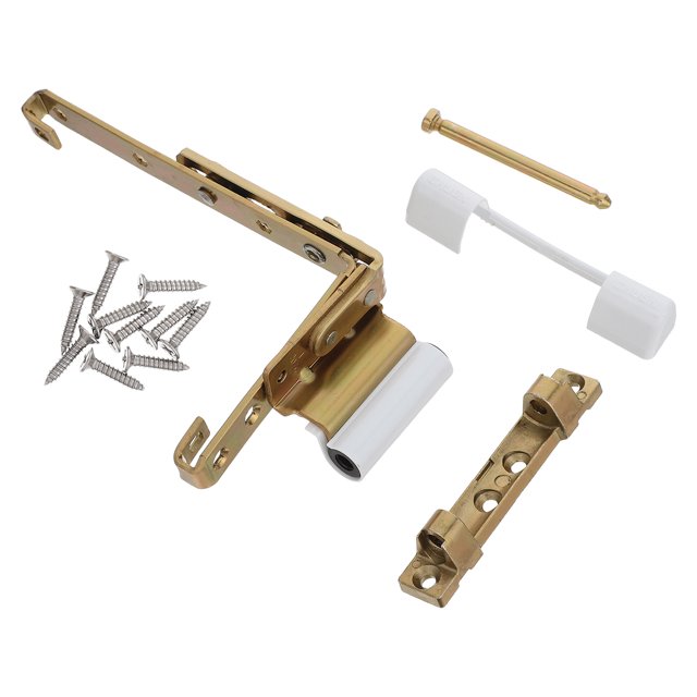 EXHUMKY 1Jgo Bisagra Para Ventana Con Estructura Firme Y Acabado Dorado Ideal Para Uso Doméstico