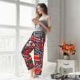 thumbnail image 5 of Salouo Fire Sign Print Women's Pajama Pants Casual Loose Sweatpants PJs Flowy Pants Drawstring Palazzo for Women Wide Leg Pants Lounge Pajama -XX-Large, 5 of 8