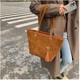 thumbnail image 4 of CoCopeaunts Corduroy Tote Bag for Women Large Zipper Hobo Bag Handbag Students Commute Work Shoulder Bag, 4 of 7