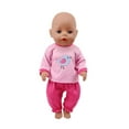 thumbnail image 3 of Qocolhg Reborn Doll Clothes for 18 inch Baby Dolls, Dolls Clothes Outfit Accessories Set for 15-18 inch American Doll, Newborn Girl & Boy Pretend Play Gift for Toddlers 1-3, Clearance, 3 of 4