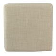 thumbnail image 4 of Benjara Open Back Metal Counter Stool with Fabric Upholstered Padded Seat, Beige and Black, 4 of 5