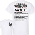 thumbnail image 4 of Funny “5 Things About My Wife” T-Shirt – Unisex 2-Sided Gift Tee for Husband, 4 of 7