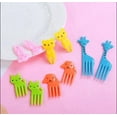 thumbnail image 1 of Plastic Animal Shaped Forks For Party Cake Dessert Fruit Kitchen Tools Ant Cat Design Pack Of 10, 1 of 7
