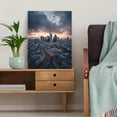 thumbnail image 5 of Frankfurt Cityscape Canvas Print Apartment Home Wall Art, 5 of 8