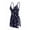 06-Sapphire blue, variant on Women's Lingerie Sexy Nightwear Spaghetti Strap Nightgown Babydoll Chemise