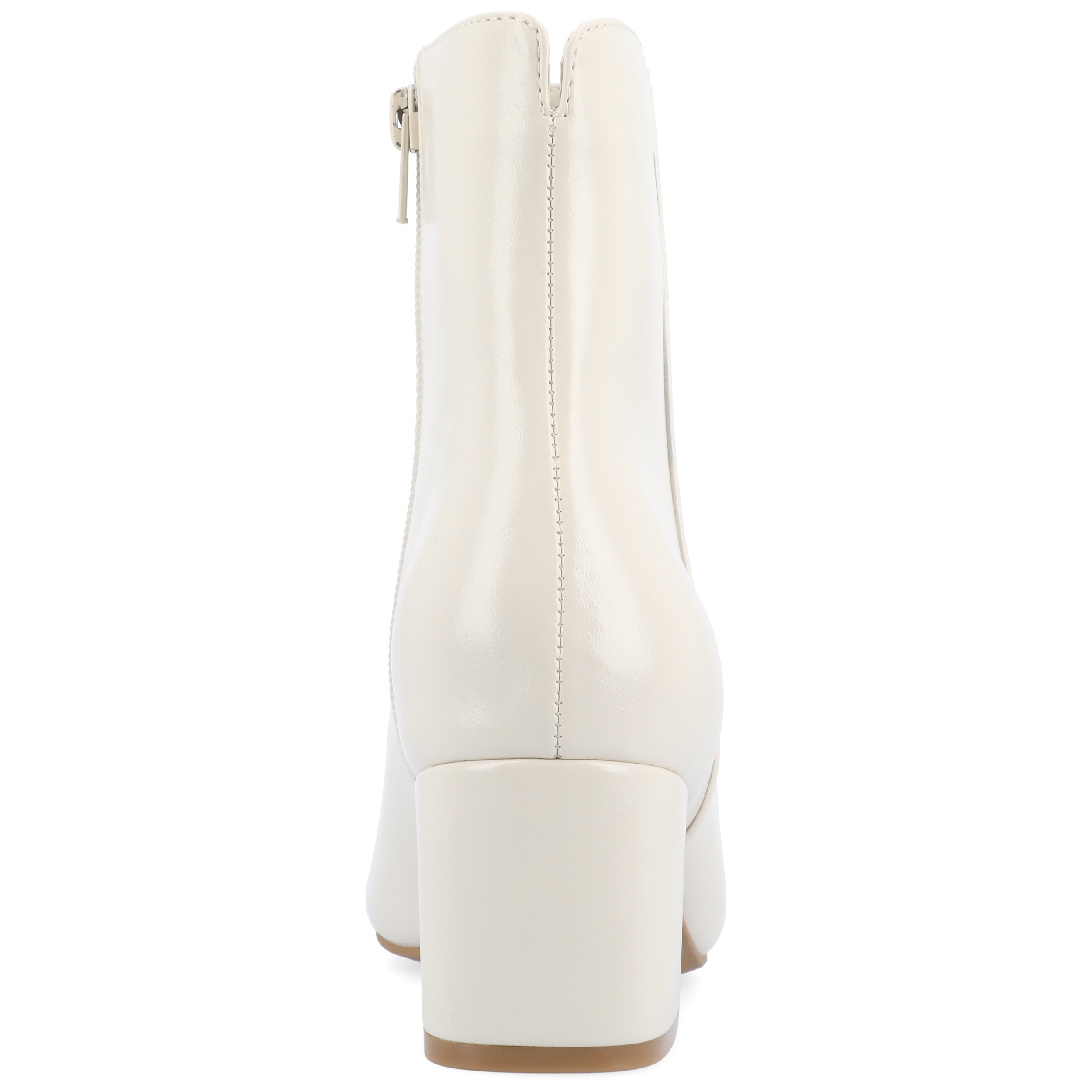 Journee Womens Adria Vegan Leather Square Toe Booties