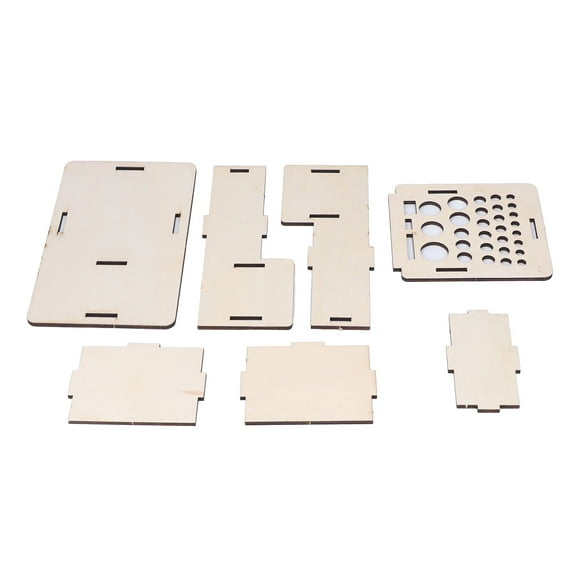 Étagère De Boîte De Rangement Pour Outils En Cuir - Organisateur D'outils De Poinçonnage En Cuir De Hêtre Pour Tiges De Ponçage