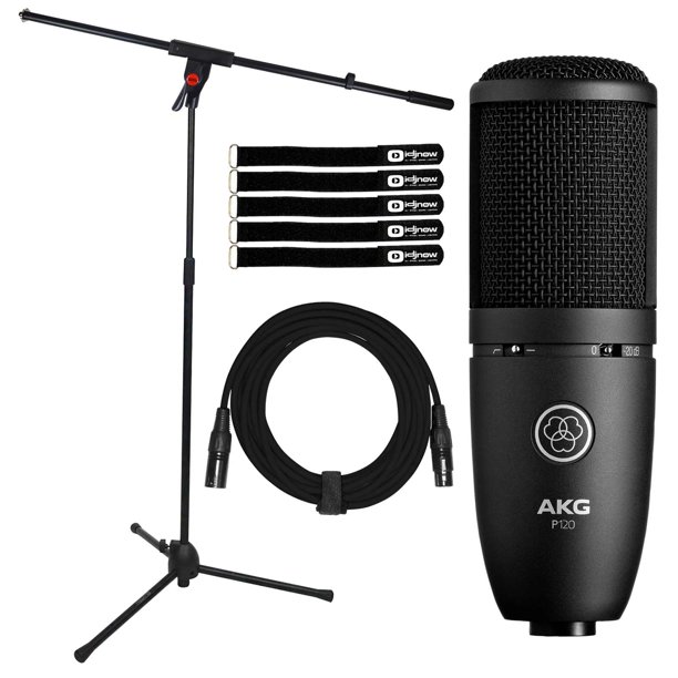 AKG P120 Perception 120 Black Condenser Recording Microphone with