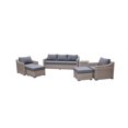 thumbnail image 1 of Maple Grove 6-Piece Conversation Set in Charcoal Grey, 1 of 7