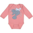 thumbnail image 3 of Inktastic Cute Manatees with Bubbles Boys or Girls Long Sleeve Baby Bodysuit, 3 of 5