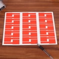 thumbnail image 2 of EeaseCA 10Pcs Durable A4 Self-adhesive Sticker Creative Identification Tags (Red), 2 of 7