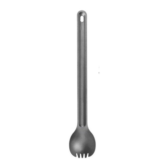 Titanium Spoon Camping Spoon Outdoor Tableware Long-handled Titanium Spoon