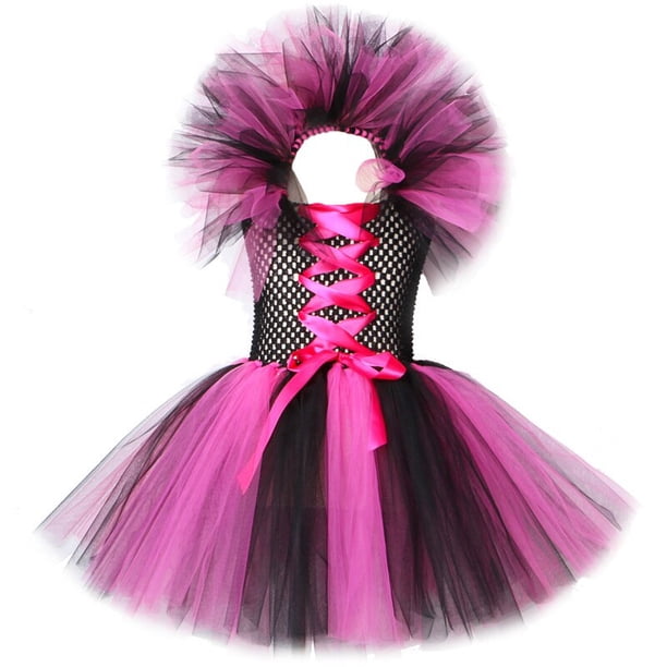 Vestido de tutú de bruja para niñas, Disfraces de Halloween de carnaval, traje de Cosplay para niños, vestidos de fantasía para niñas, conjunto de ropa para niños Fivean unisex