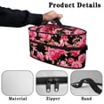 thumbnail image 5 of HELLHERO Vintage Rose Pattern Travel Steam Iron Bag Polyester (11.8x6.69x5.5 In), Case Only, 5 of 6