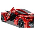 thumbnail image 4 of Super Sports Car (Red) Building Block Kit | 437 Pieces | Pull Back Action | Educational STEM Toy for Ages 6+, 4 of 5