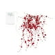 thumbnail image 1 of 10FT LED Berry Beaded Garland - 30LED, funciona con pilas, diseño festivo - decoración de Navidad / cumpleaños, interior / exterior, acrílico rojo / blanco, 1 of 8
