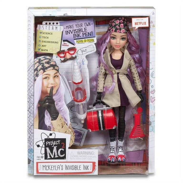 Project Mc2 Doll with Experiment McKeyla s Invisible Ink Pen