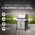 thumbnail image 2 of Weber Genesis Smart SX-325s 3-Burner Propane Gas Grill in Stainless Steel with Connect Smart Grilling Technology, 2 of 12