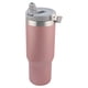 thumbnail image 2 of Termo Doble Pared de Acero Inoxidable con Asa y Popote, Rosa Metálico, 900 ml, 2 of 4