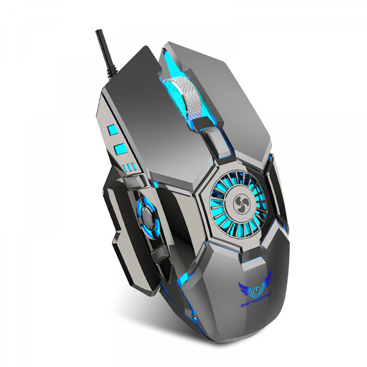 Attoe Wired Gaming Mouse, Ultra Light Flashlight, Fan Design, Up to