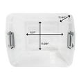 thumbnail image 4 of HOMZ 4-Pack 31 Qt Latching Lid, Home & Office Clear Plastic Storage Organizer Bins, Gray, 4 of 9