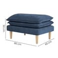 thumbnail image 5 of Taburete Euler Azul Marino Kessa Muebles, 5 of 5