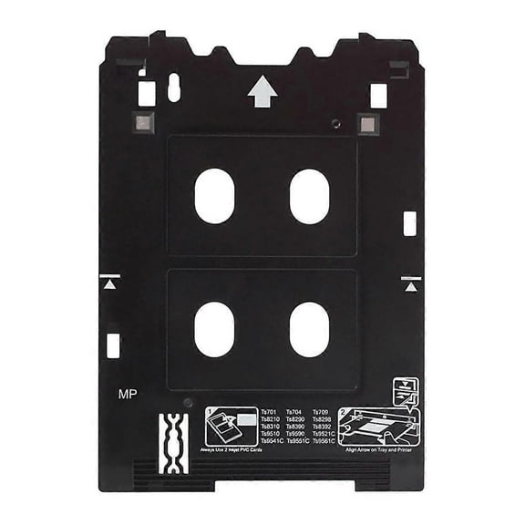 Inkjet PVC ID Card Tray Compatible with Canon PIXMA TS701 TS702a TS705 TS709 TS8330 TS82xx, TS83xx Series Printers