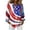 White, variant on Iaqnaocc 4th Of July Tops for Women Trendy Button-Down Collared Patriotic American Flag Stars Striped Festival Long Sleeve Blouses America 250 Shirt Summer Outfits Dark Blue S