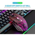 thumbnail image 2 of Wireless Gaming Keyboard and Mouse Combo, 87-Key TKL Rainbow Backlit Keyboard, 2 of 6