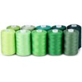 thumbnail image 2 of HUGFEGWE Sewing Thread 12 Colors Set 40S/2 for Sewing Machine,Quilting,Hand Sewing (10 Green Colors) CJB91-2889, 2 of 4