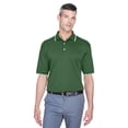 thumbnail image 1 of Polo con ribetes Perfect Pima Interlock para hombre FOREST/ CREME 3XL Devon & Jones D140, 1 of 1