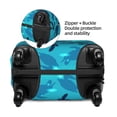 thumbnail image 4 of Xecao World Turtle Day print Elastic Luggage Cover, with double-sided print , is perfect for travel, business, and daily use, 4 of 9