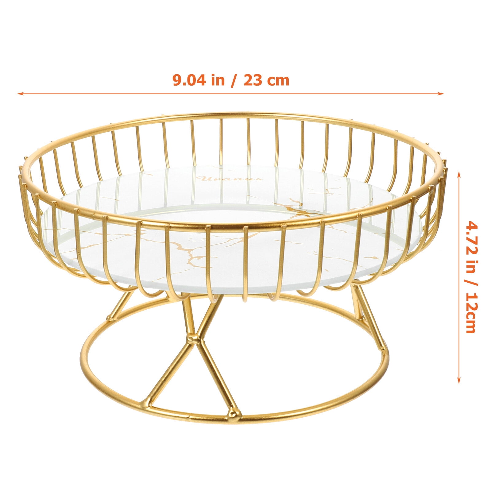 HINTRMENT Basket Tray Multi-Functional Basket Metal 1Pcs