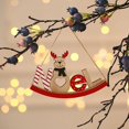 thumbnail image 4 of Adornos de árbol de Navidad de madera, juego terminado, etiquetas de madera para vacaciones, Kit de colgantes y manualidades colgantes de madera pintadas, etiquetas de regalo de Navidad, 3 uds. ER, 4 of 5