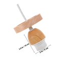 thumbnail image 2 of Toddmomy Support de Lampe Suspendue Intérieure Jaune Bois Simple 1Pcs, 2 of 7