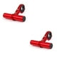 thumbnail image 1 of Soidarity Extensor de manillar de bicicleta de aleación de aluminio, soporte de extensión de mango delantero, soporte para teléfono móvil, accesorio de Einzelschelle Rot 2piezas Soidarity CBP221674, 1 of 6