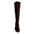 thumbnail image 3 of Knee High Brown Suede Boots - Runway Catalog, 3 of 4