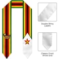 thumbnail image 2 of Class of 2024 Zimbabwe Flag Graduation Stoles Shawl Sash Scraf For Study Aboard International Students Graduation's Day, 2 of 6