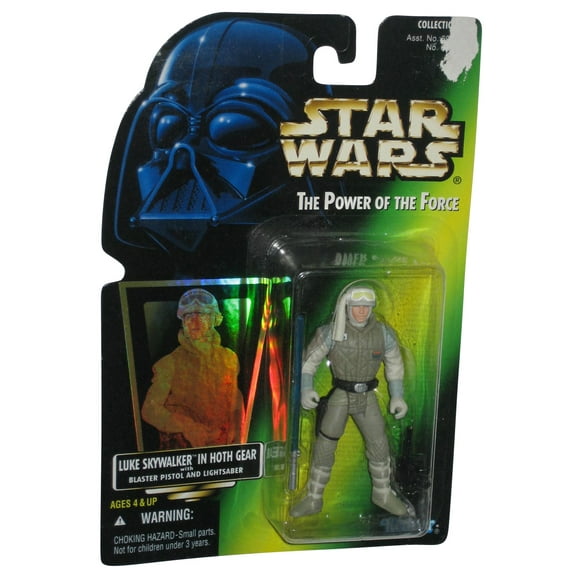 Star Wars Power of The Force Green Card Luke Skywalker Hoth Gear Figure