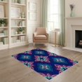 thumbnail image 2 of ODIKA 4'x6' Washable Area Rug Non-Slip, Chair-Friendly, Flatwoven Abstract Geometric Person Contemporary Book Aesthetic for Home Office, Under Desk, 2 of 7