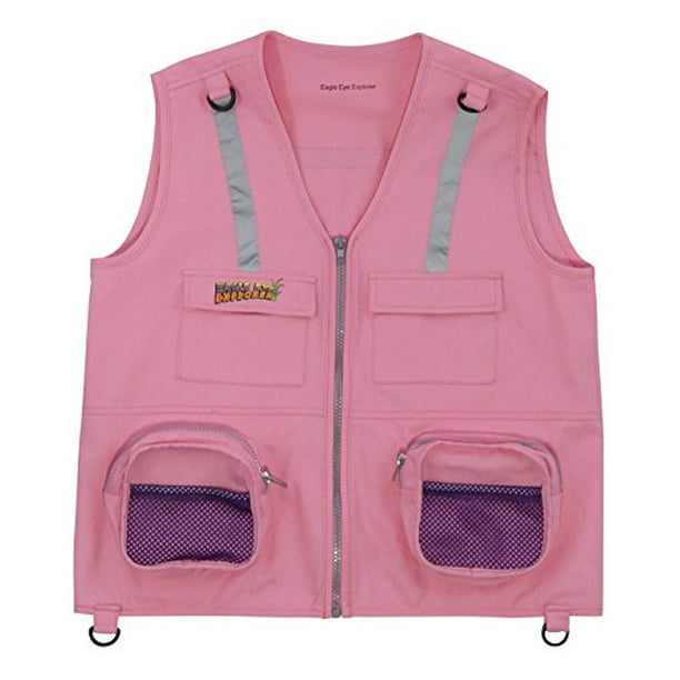Eagle Eye Explorer Kids Cargo Vest for Boys and Girls with Reflective ...