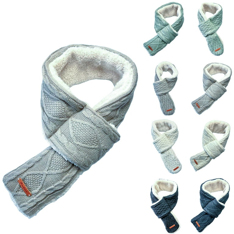 Electric Scarf USB Powered 3 Temperature Modes Knitted Power Bank Bag Adjustable Keep Warm Cordless Neck Shoulder Pain Relief Heated Neck Wrap Pad for