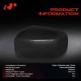 thumbnail image 3 of A-Premium Passenger Side Rearview Mirror Cover Cap - Compatible with Mitsubishi Mirage 2014 2015 - Textured Black, Without Turn Signal Hole, 3 of 5