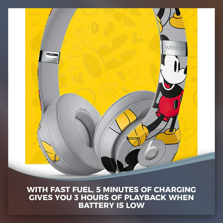 Beats Solo3 Wireless Headphones - Mickey's 90th Anniversary Edition  (Open-Box)