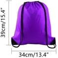 thumbnail image 2 of 10 Pcs Drawstring Backpack Bags String Backpack Bulk Sport Gym Sack Bags for School Traveling and Storage, 2 of 7